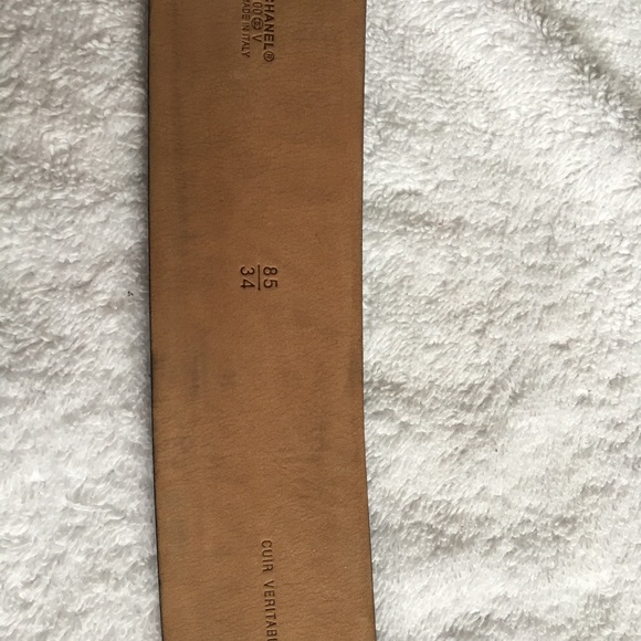 Chanel CC Calfskin Black Belt Like New Condition - Picture 2 of 11